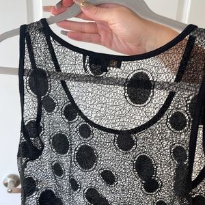 Jane & John black cover up with slits on both sides